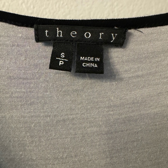 Theory black dress size small worn once - Picture 3 of 4